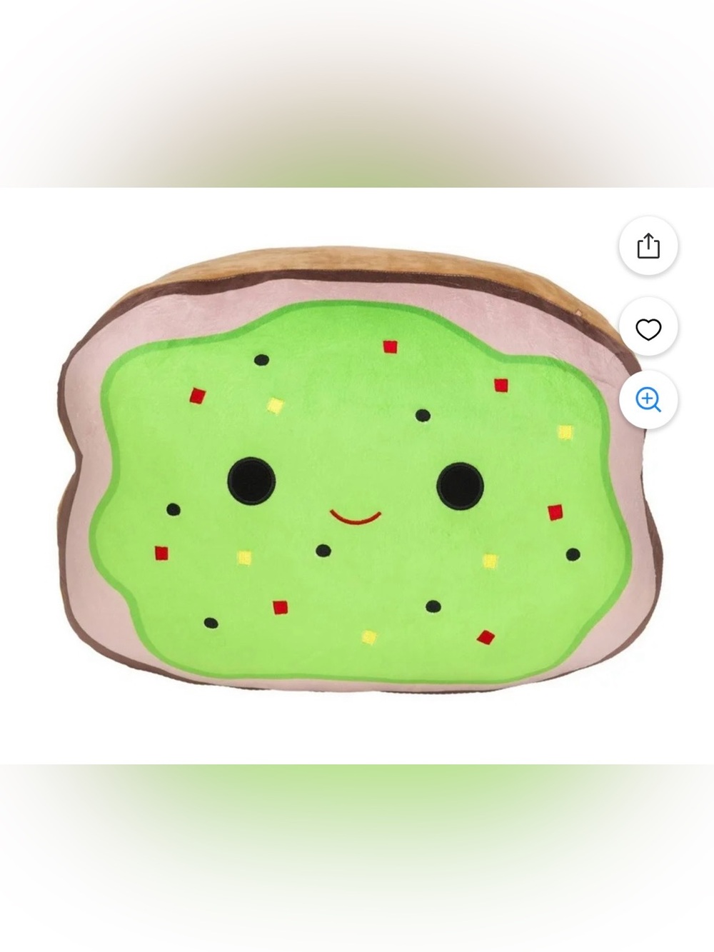 Squishmallows 20 Inch Sinclair Stackable Avocado Toast Plush Toy
